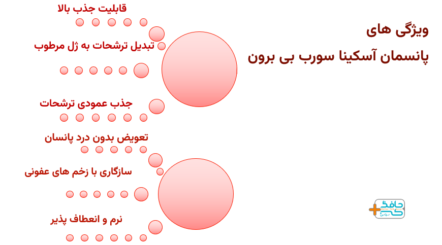 ویژگی های پانسمان آسکینا سورب بی برون
