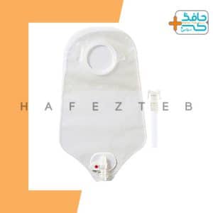 کیسه یوروستومی، دوتکه، شیردار، شفاف، دارای حلقه اتصال 57 میلی متری، کانواتک کد 401545