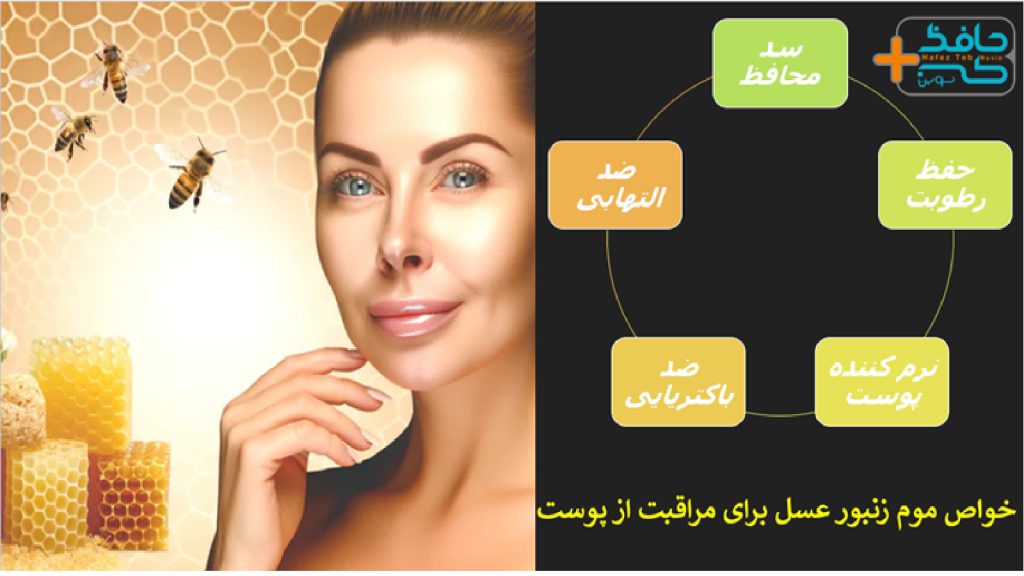 Benefits of beeswax for skin and hair and how to use it 3 خواص موم عسل
